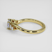 0.92 Ct. Bi Color Sapphire Ring, 18K Yellow Gold 4