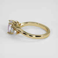 1.66 Ct. Grey Sapphire Ring, 18K Yellow Gold 4