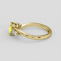 1.45 Ct. Yellow Sapphire Ring, 18K Yellow Gold 4