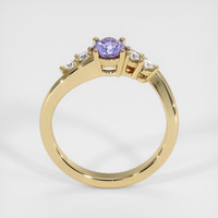 0.51 Ct. Sapphire Ring, 18K Yellow Gold 3