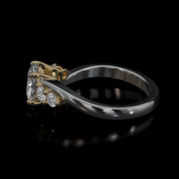 1.38 Ct. Sapphire Ring, 14K Yellow & White 4