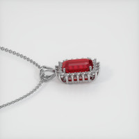 Ruby Pendant 5.41 Ct., 14K White Gold Preview