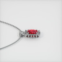 Ruby Pendant 0.92 Ct. 14K White Gold Preview