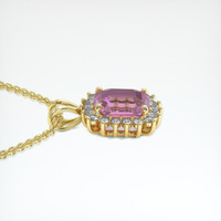 2.57 Ct. Gemstone Pendant, 14K Yellow Gold 3