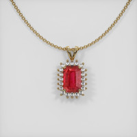 Ruby Pendant 5.41 Ct., 14K Yellow Gold Preview