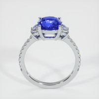 3.24 Ct. Blue Sapphire Ring, Platinum 950 3