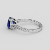 1.82 Ct. Blue Sapphire Ring, Platinum 950 4