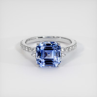 5.69 Ct. Color Change Sapphire Ring, Platinum 950 1