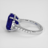 9.07 Ct. Blue Sapphire Ring, Platinum 950 4