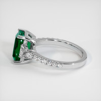 1.93 Ct. Emerald Ring, Platinum 950 4