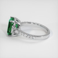 1.79 Ct. Emerald Ring, Platinum 950 4