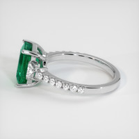 2.22 Ct. Emerald Ring, Platinum 950 4
