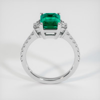 2.19 Ct. Emerald Ring, Platinum 950 3