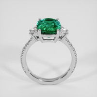 3.23 Ct. Emerald Ring, Platinum 950 3