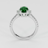1.31 Ct. Emerald Ring, Platinum 950 3