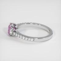 1.09 Ct. Pink Sapphire Ring, Platinum 950 4