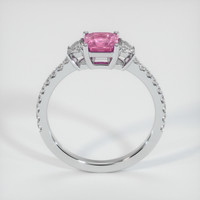 0.77 Ct. Pink Sapphire Ring, Platinum 950 3