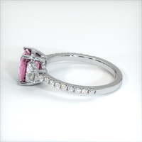 1.73 Ct. Pink Sapphire Ring, Platinum 950 4