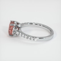1.80 Ct. Padparadscha Sapphire Ring, Platinum 950 4
