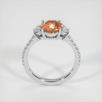 2.83 Ct. Padparadscha Sapphire Ring, Platinum 950 3