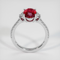 3.02 Ct. Ruby Ring, Platinum 950 3
