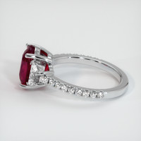 2.92 Ct. Ruby Ring, Platinum 950 4