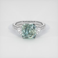 4.10 Ct. Sapphire Ring, Platinum 950 1