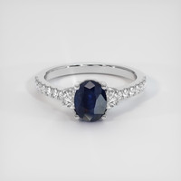 2.05 Ct. Sapphire Ring, Platinum 950 1