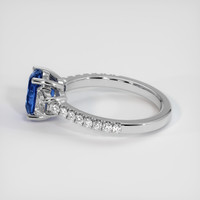 1.62 Ct. Blue Sapphire Ring, Platinum 950 4