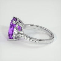8.17 Ct. Purple Sapphire Ring, Platinum 950 4