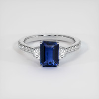 2.16 Ct. Sapphire Ring, Platinum 950 1