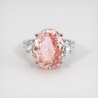 12.01 Ct. Sapphire Ring, Platinum 950 1