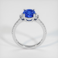 3.27 Ct. Blue Sapphire Ring, Platinum 950 3