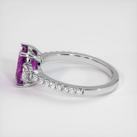 4.01 Ct. Purple Sapphire Ring, Platinum 950 4