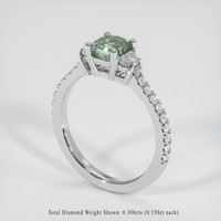 1.07 Ct. Sapphire Ring, Platinum 950 2