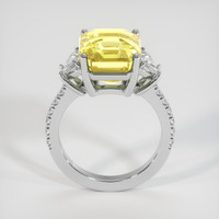 10.48 Ct. Yellow Sapphire Ring, Platinum 950 3