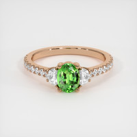 0.73 Ct. Gemstone Ring, 14K Rose Gold 1