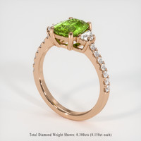 1.70 Ct. Gemstone Ring, 14K Rose Gold 2