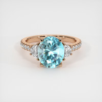 4.81 Ct. Gemstone Ring, 14K Rose Gold 1