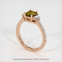 1.01 Ct. Gemstone Ring, 14K Rose Gold 2