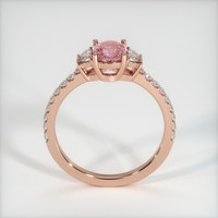 1.07 Ct. Pink Sapphire Ring, 14K Rose Gold 3