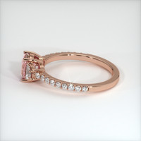 1.07 Ct. Pink Sapphire Ring, 14K Rose Gold 4