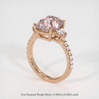 5.28 Ct. Sapphire Ring, 14K Rose Gold 2