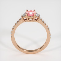 1.03 Ct. Padparadscha Sapphire Ring, 14K Rose Gold 3