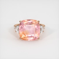 12.48 Ct. Sapphire Ring, 14K Rose Gold 1