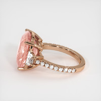 12.48 Ct. Sapphire Ring, 14K Rose Gold 4