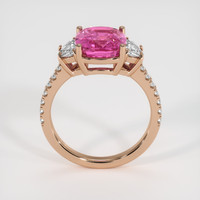 4.06 Ct. Sapphire Ring, 14K Rose Gold 3