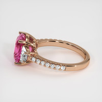 4.06 Ct. Sapphire Ring, 14K Rose Gold 4