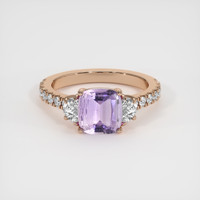 1.16 Ct. Sapphire Ring, 14K Rose Gold 1