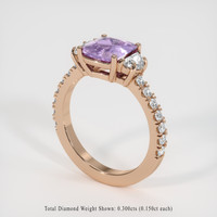 1.16 Ct. Sapphire Ring, 14K Rose Gold 2